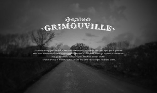 Le Mystère de Grimouville 網(wǎng)頁(yè)設(shè)計(jì)欣賞