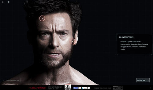 The Wolverine: Unleashed 網(wǎng)頁(yè)設(shè)計(jì)欣賞