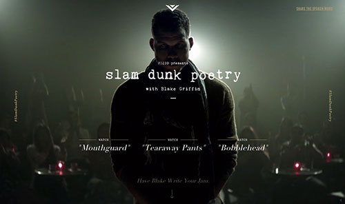 Slam Dunk Poetry 網(wǎng)頁(yè)設(shè)計(jì)欣賞