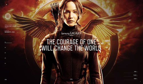 The Hunger Games Exclusive 網(wǎng)頁(yè)設(shè)計(jì)欣賞