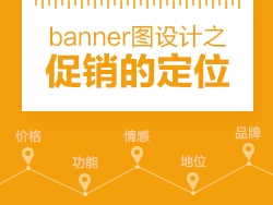 
banner圖設計之促銷的定位