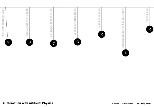 漂亮網(wǎng)頁設(shè)計(jì)：Interaction with Artificial Physics