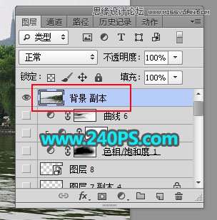 Photoshop給湖邊的外景照片添加斜陽美景,破洛洛